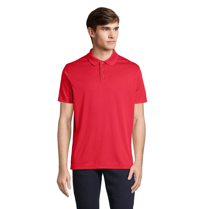 PITCHER UNISEX POLO Rosso item picture front