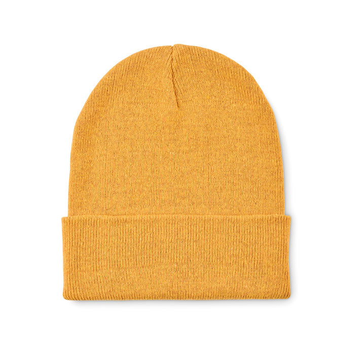 Knitted beanie with cuff Giallo item picture front