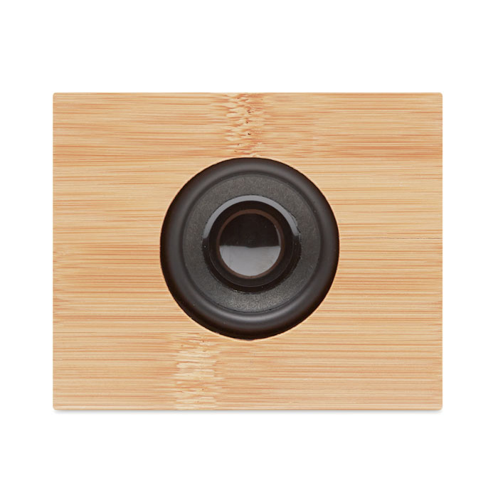 Speaker in bamboo senza fili 5. wood item picture back