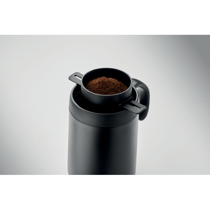 Tazza con filtro per caffè Nero item picture top