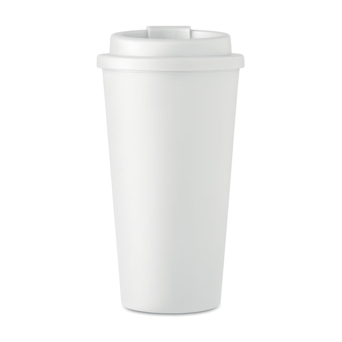 Double wall tumbler 450 ml Bianco item picture back