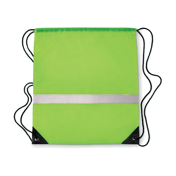 Sacca con parti riflettenti Giallo Neon item picture side