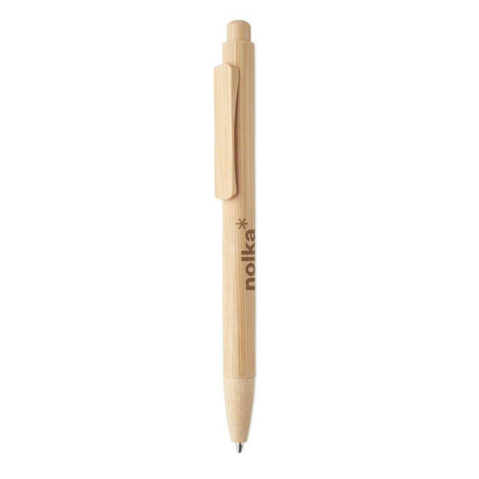 Bamboo automatic ball pen Legno item picture printed