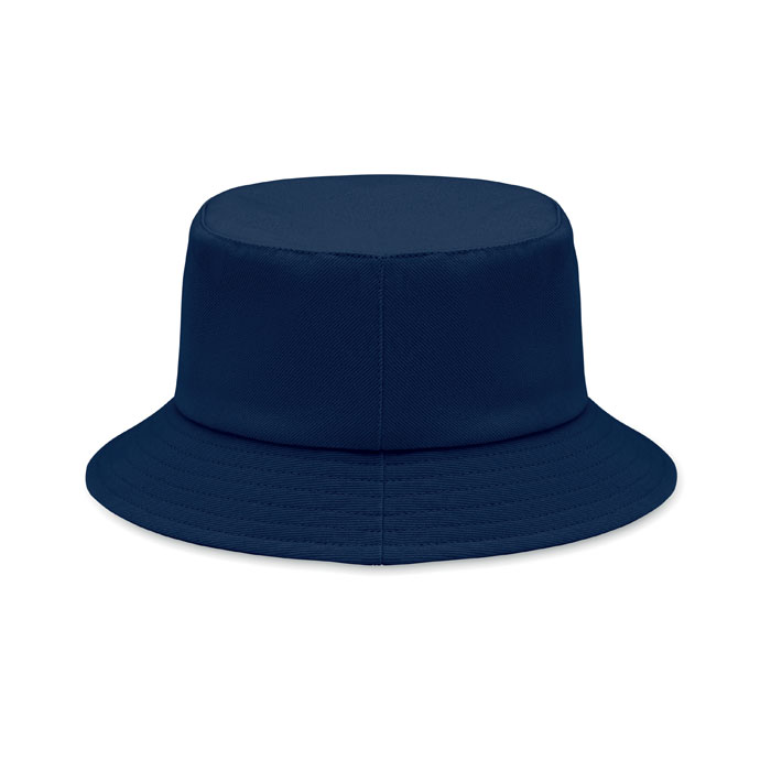 Brushed 260gr/m² cotton sunhat Francese Navy item picture open