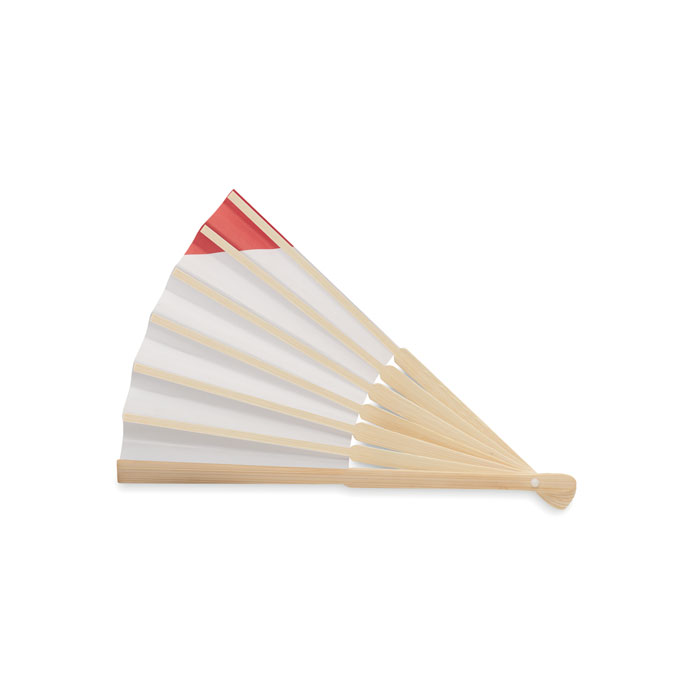 Manual fan flag design Avorio item picture back