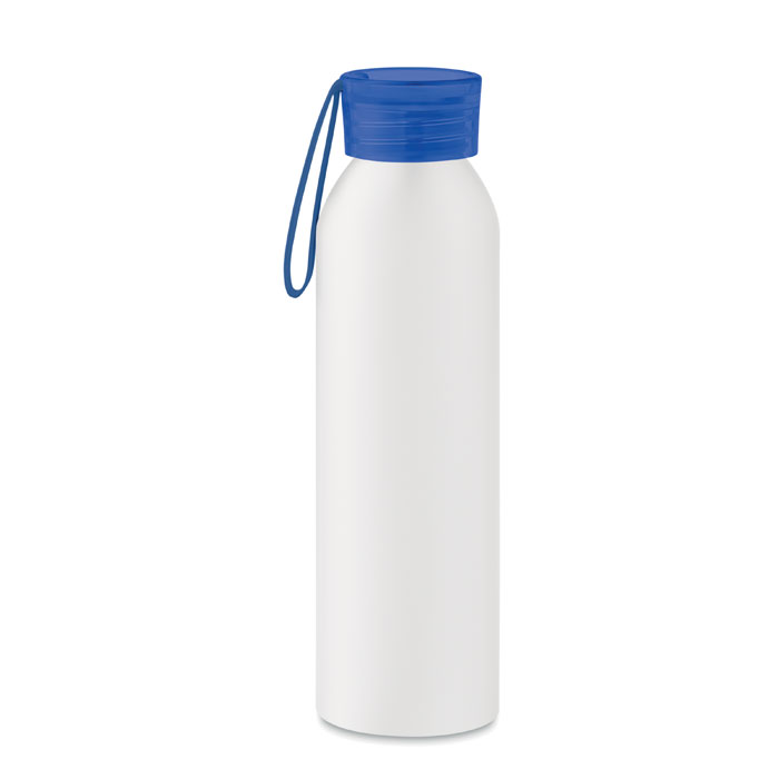 Recycled aluminum bottle Bianco/Blu item picture back