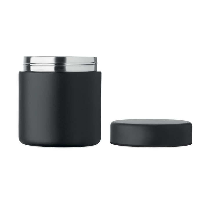 Double wall lunch pot food jar Nero item picture open