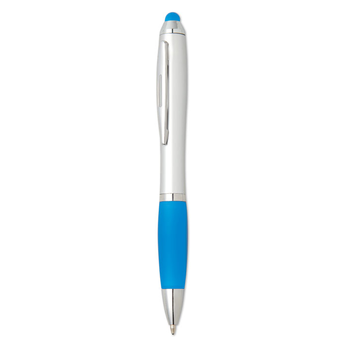 Stylus ball pen turquoise item picture back