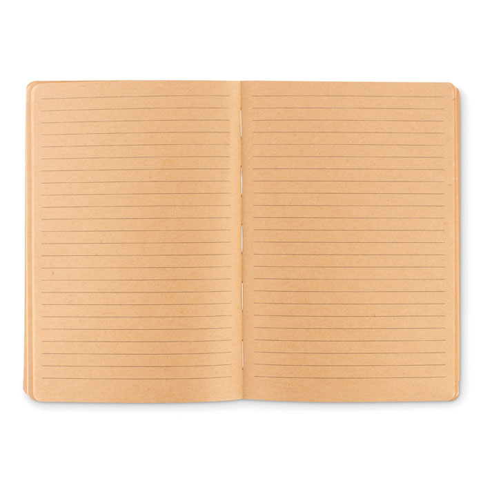 A5 cork notebook 96 lined Beige item picture back