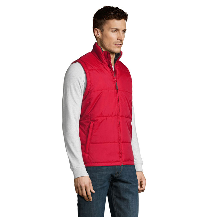 WARM Quilted Bodywarmer Rosso item picture side