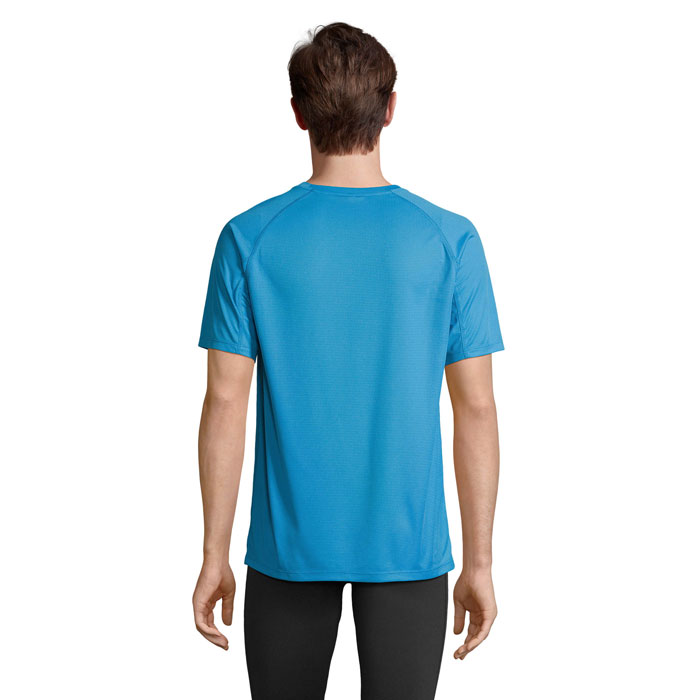 VORTEX RAGLAN T-SHIRT Aqua item picture back