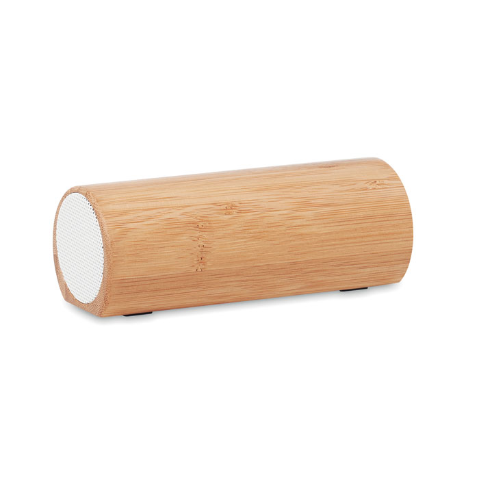 Speaker in bamboo wood item picture front