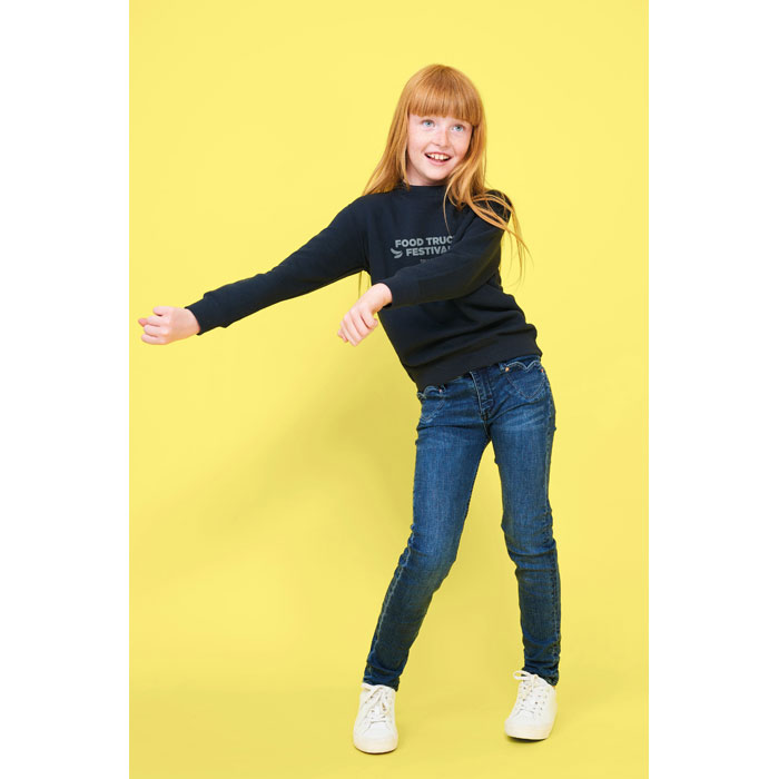 NEW SUPREME KIDS SWEAT 280 Blu Navy item picture printed