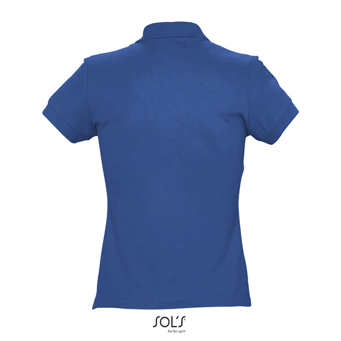 PASSION WOMEN POLO 170g Blu Royal item picture back
