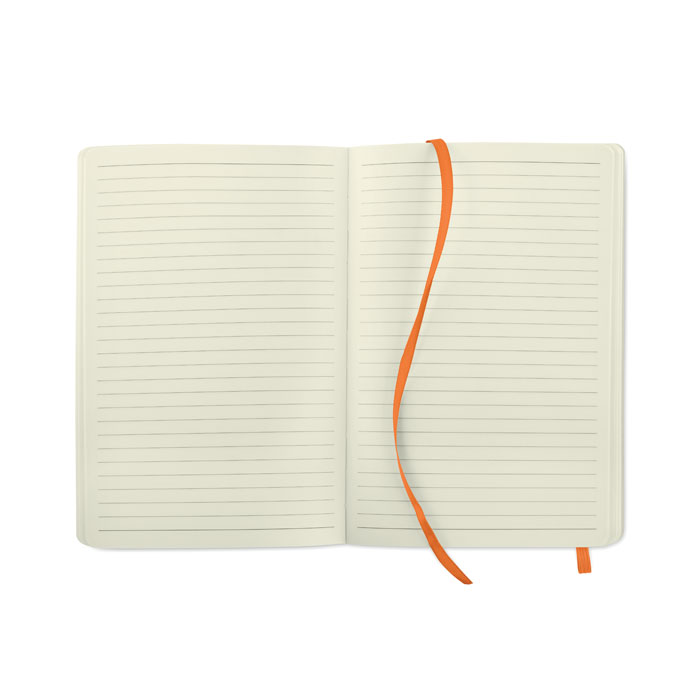 Notebook A5 riciclato Arancio item picture open
