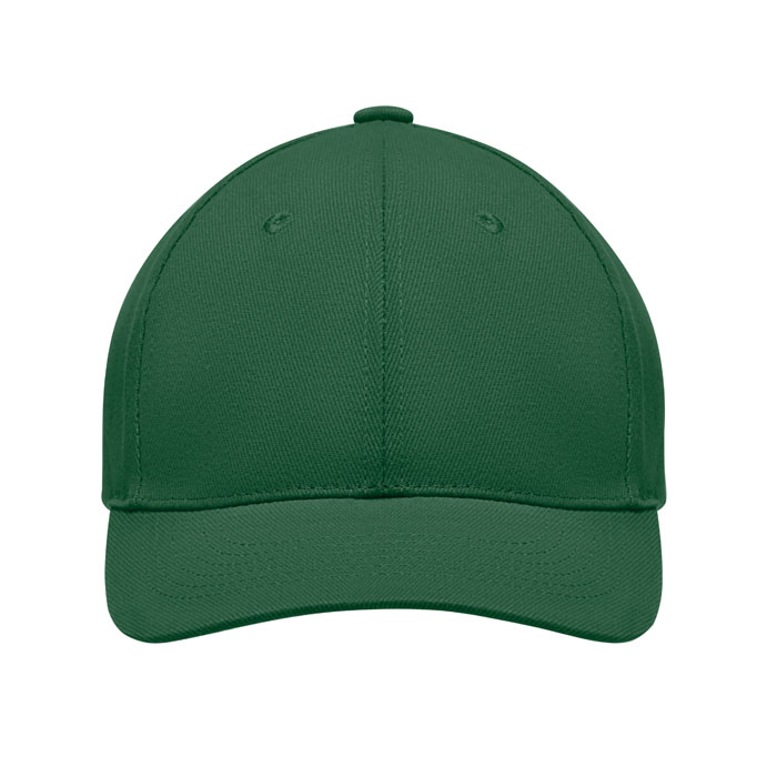 Brushed heavy cotton 6 panel Ba Verde Scuro item picture side