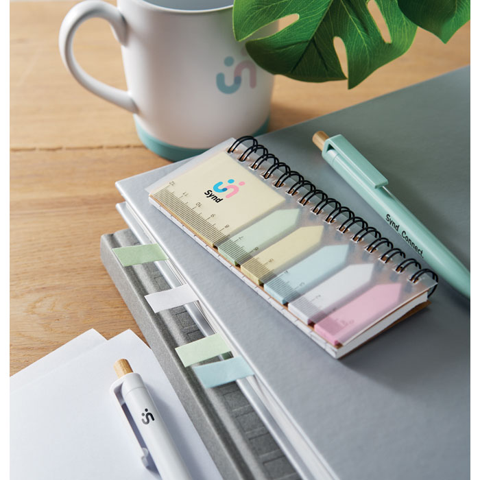 Memopad in PP Beige item picture printed