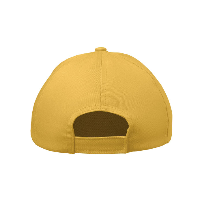 5 panel kids baseball cap Giallo item detail picture