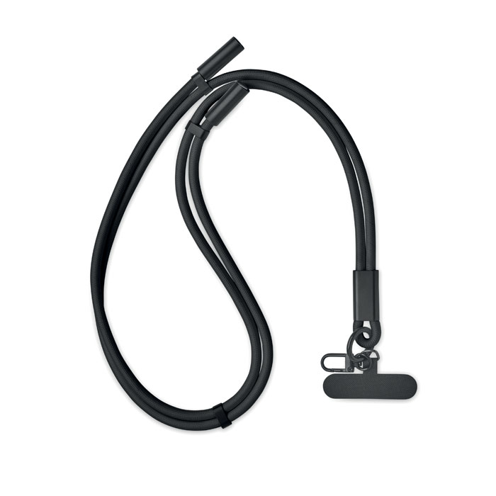 60W charging and data lanyard Nero item picture front
