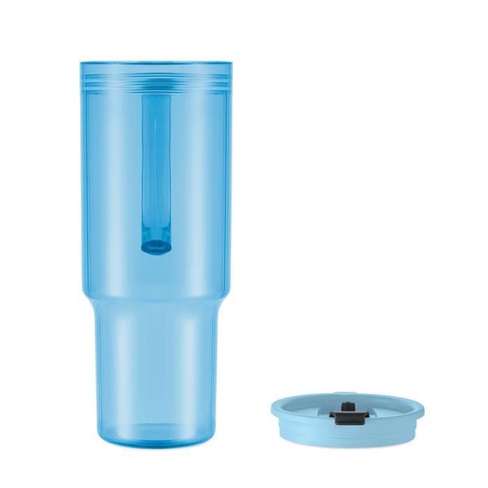 Bicchiere RPET 1200ml Azzurro Chiaro Trasparente item picture top