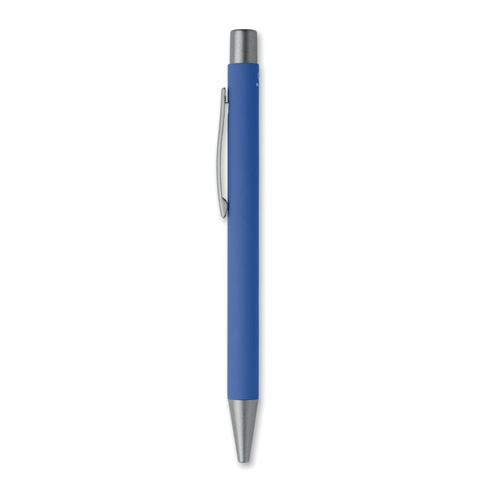 Recycled aluminium ball pen Blu Royal item picture back