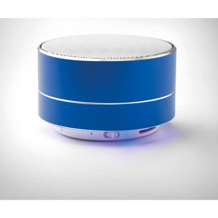 Speaker  3W in alluminio royal blue item picture back