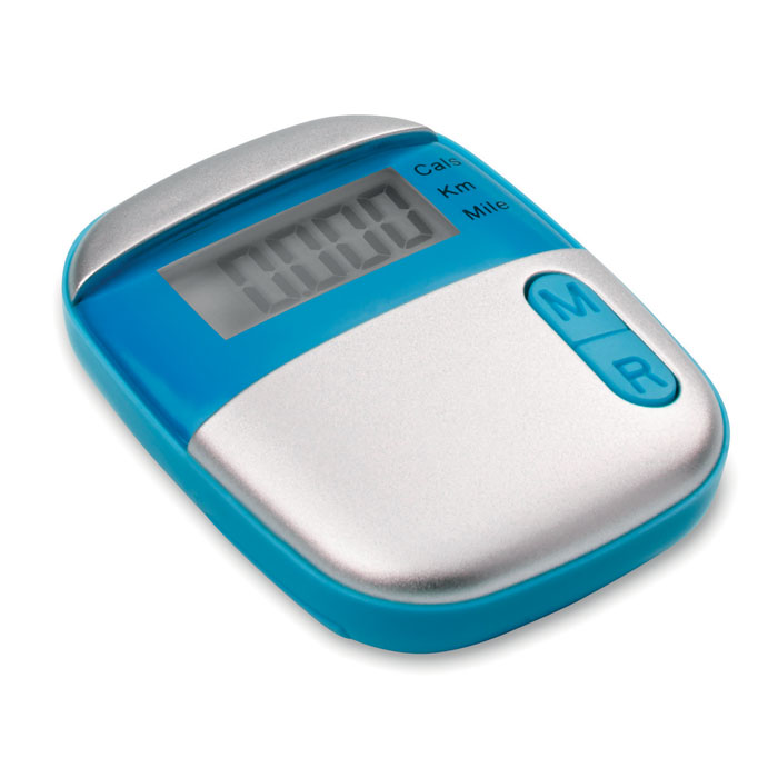 Pedometer turquoise item picture side