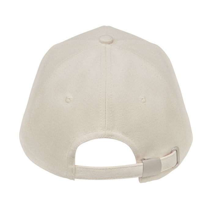 Organic cotton baseball cap Beige item picture open