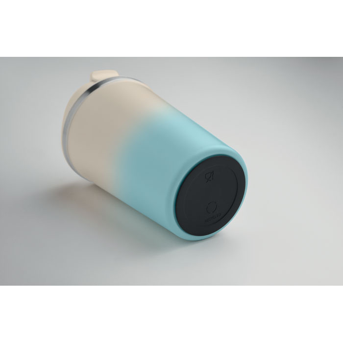 Bicchiere doppio strato 350 ml Blu Bambino item picture 6