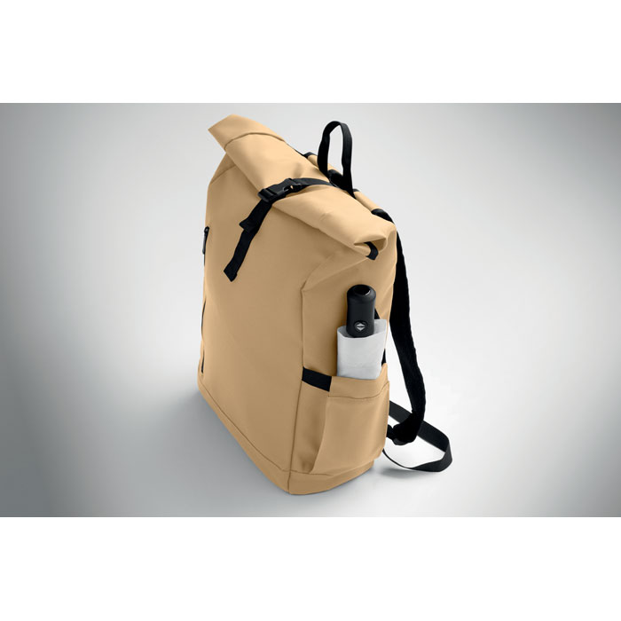 Zaino Rolltop per laptop 600D Cachi item picture 4