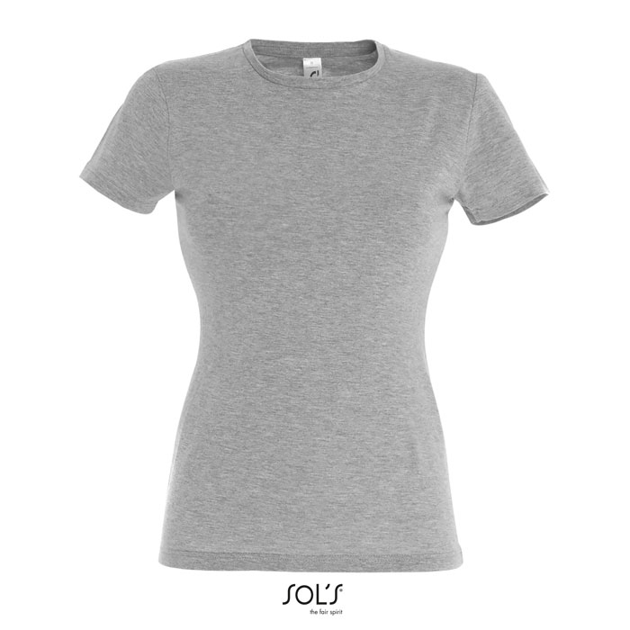 MISS WOMEN T-SHIRT 150g grey melange item picture front