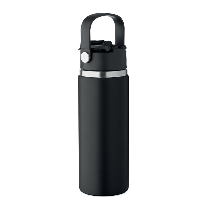 Double wall bottle 500 ml Nero item picture side