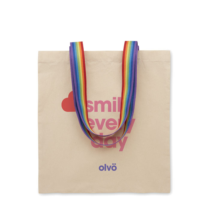 Shopper in cotone 180gsm Multicolore item picture printed