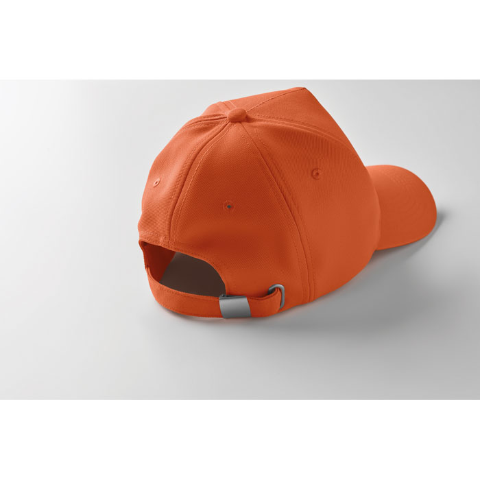Cappellino 5 pannelli RPET orange item detail picture