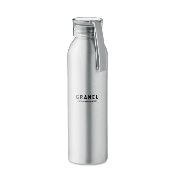 Recycled aluminum bottle Argento Opaco item picture printed