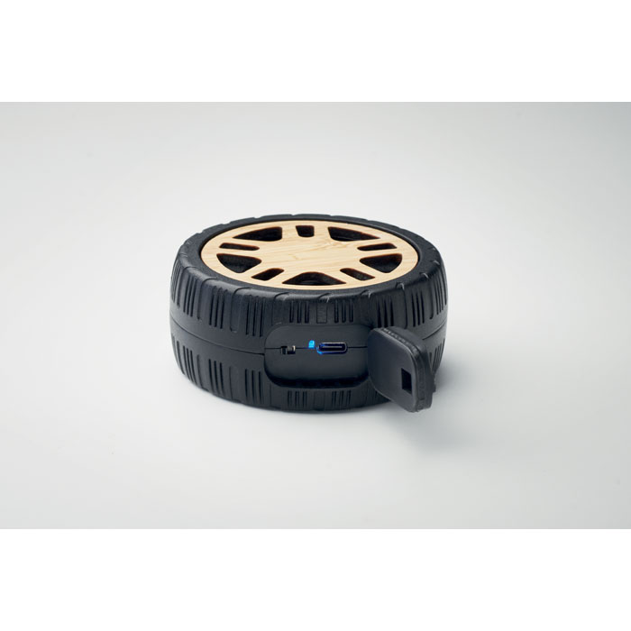 Wireless speaker tire shaped Legno item picture 5