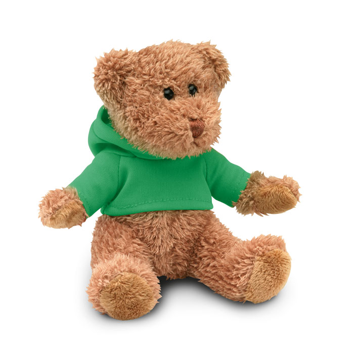 Teddy bear plus with hoodie Verde item picture back