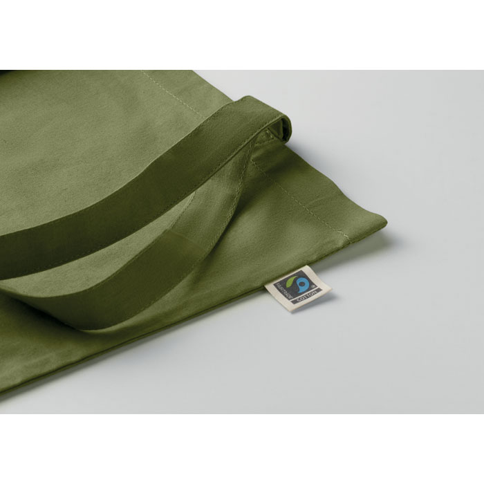 Shopper Fairtrade 180gr Verde Scuro item picture open
