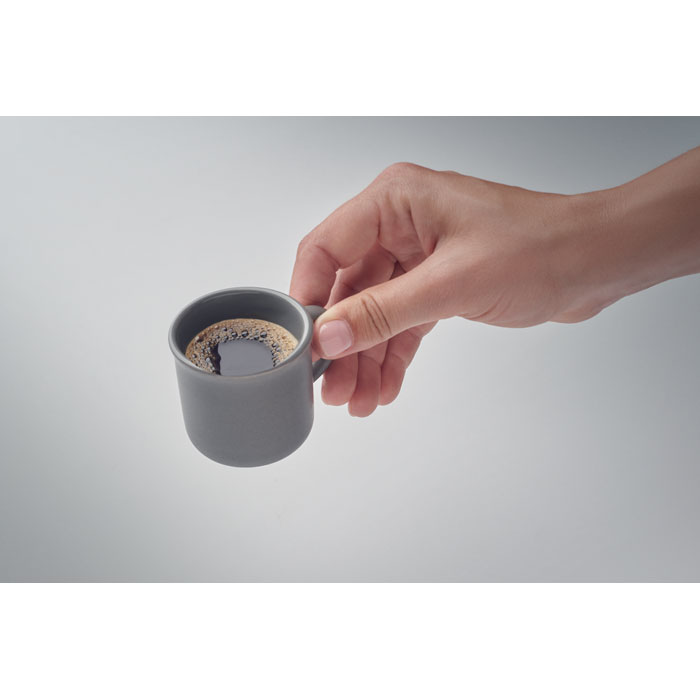 Ceramic espresso cup 40 ml Grigio Pietra item picture open