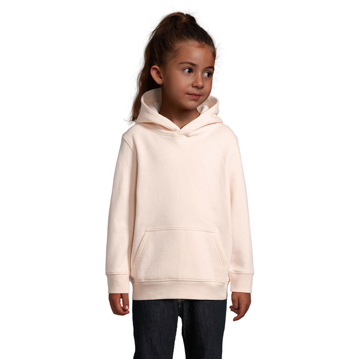 CONDOR KIDS Hooded Sweat Rosa Crema item picture front