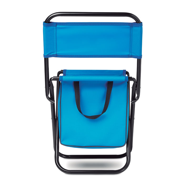 Foldable 600D chair/cooler royal blue item picture top