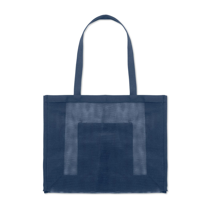 Shopper in rete RPET Blu item picture open