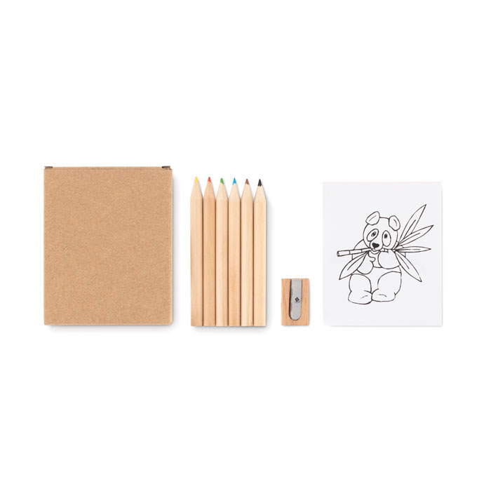 Colouring set Beige item picture front