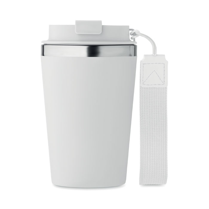 Double wall tumbler 350 ml Bianco item picture side