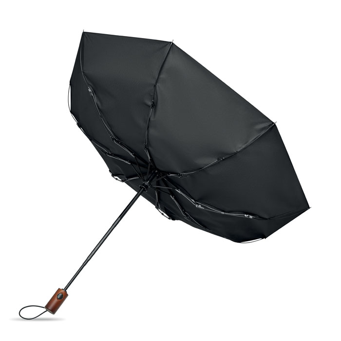 21" auto umbrella wood handle Nero item picture top