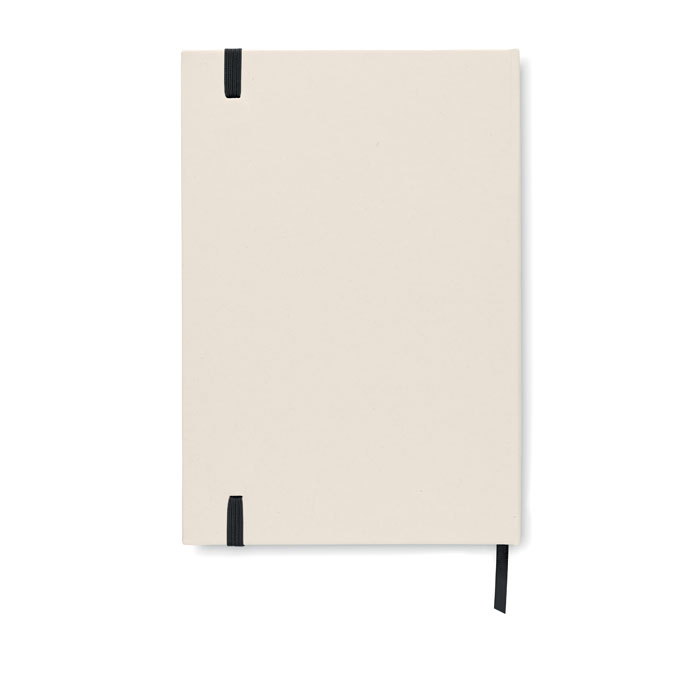 Notebook A5, cartone riciclato black item picture back