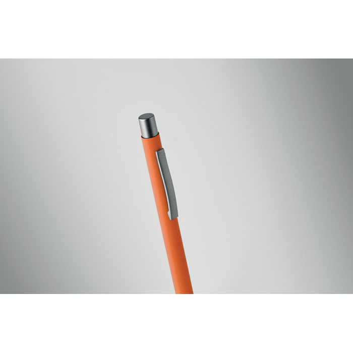 Recycled aluminium ball pen Arancio item detail picture