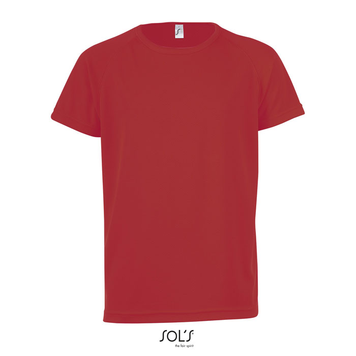 SPORTY KIDS T-SHIRT 140g red item picture front