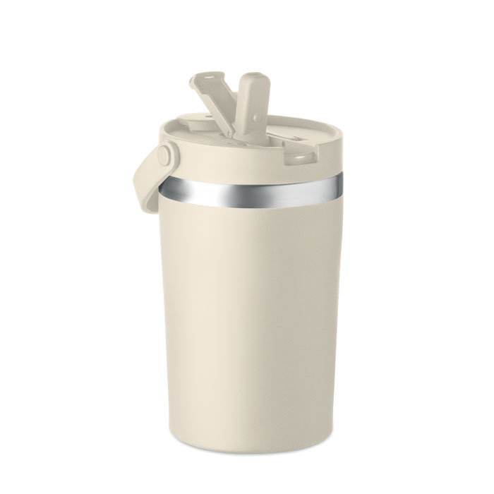 Bicchiere doppio strato 350 ml Beige item picture side