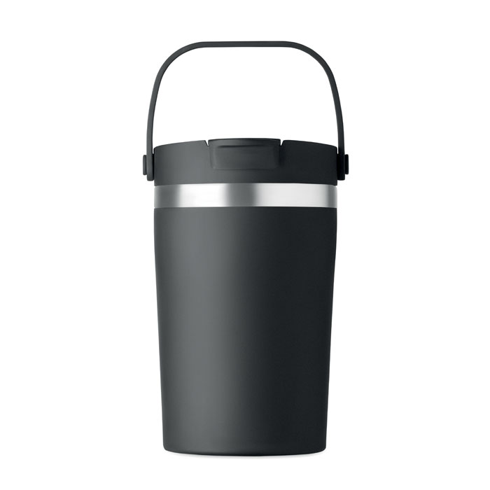 Bicchiere doppio strato 350 ml Nero item picture 2